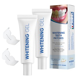 2 Stück G-um Ease Zahnfleischgel,Milde Zutaten G-um Protect Repair Gel mit 2 Stück Zahnspangen,Frischer Atem,Zahnfleischschutz und Mundpflege