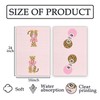 FIicy Pink Leopard Decor Hand Towels Set of 2 -