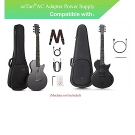 eeTao USB Type C AC/DC Adapter Charger Compatible with enya NOVA GO Sonic BK, NOVA GO/BK SP1，NOVA GO BK SP1，NOVA Go SP1，NOVA GO BK Electric Guitar 24W 7.4V 2000mAh Battery Power Supply Cable Cord