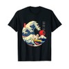 Komondor Japanese Kanagawa Wave Surf Loyal Dog T-Shirt