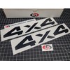 4x4 Decals (2pk) Tailgate Bedside Fender Stickers Fits 1993-2002 Ram