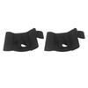 2Pcs Baseball Training Catching Glove Black Soft Comfortable Mini Baseball
