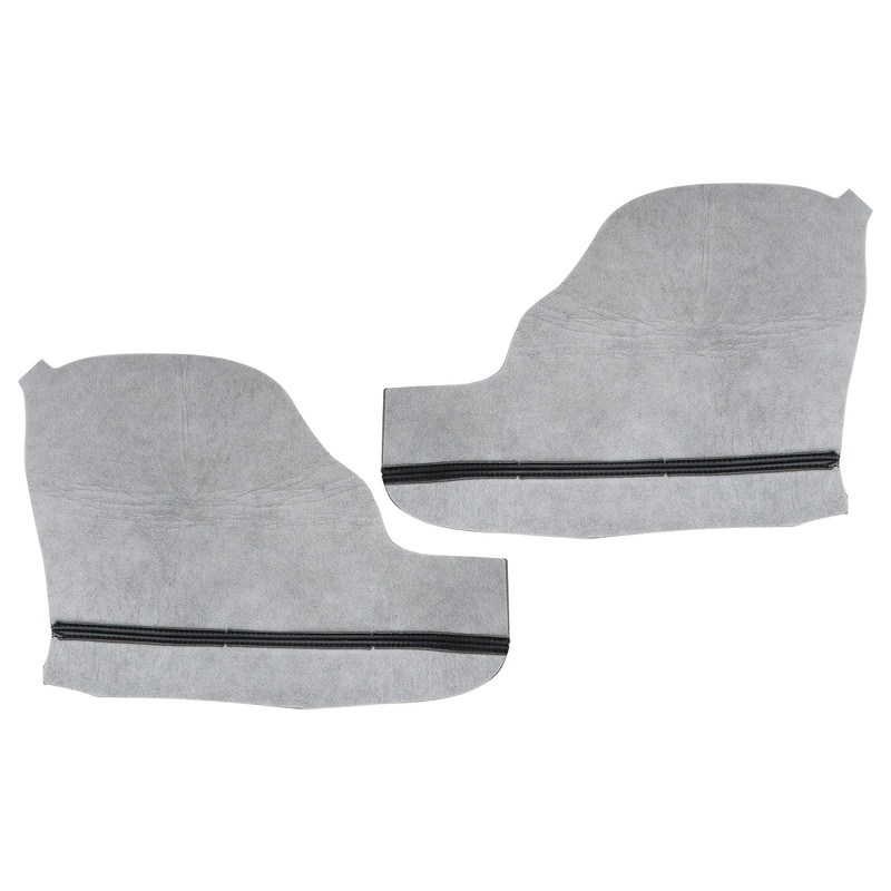 SecosAutoparts 2 Pieces Black Auto Door Panel Armrest Cover Synthetic