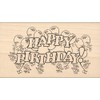 Stamps by Impression Happy Birthday Rubber Stamp