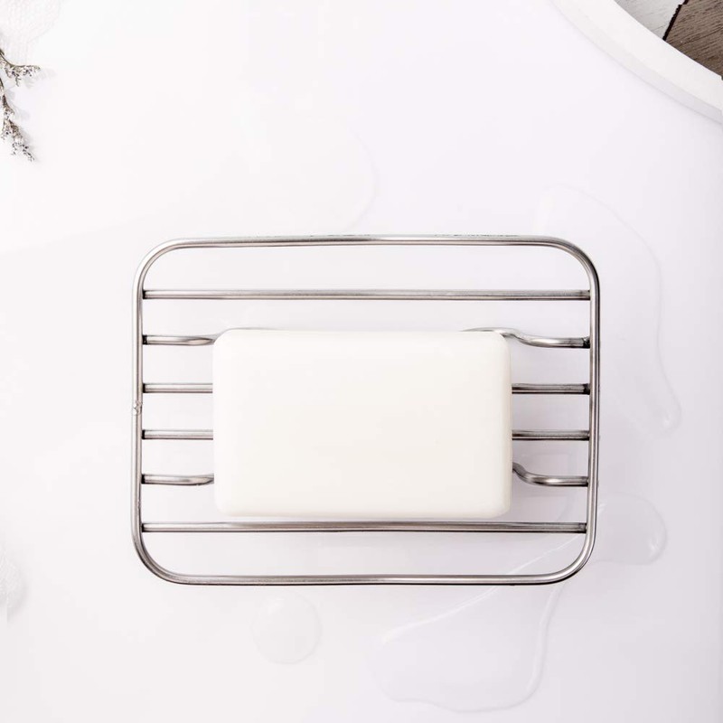 chelnLa Stainless Steel Soap Dish Simple Soap Dish