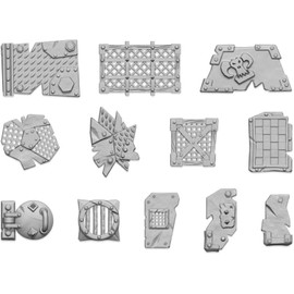 Green Stuff World For Models and Miniatures 3D Printed Large Orc Plates 12317