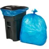 Plasticplace 65 Gallon Recycling Trash Bags │1.5 Mil │ Blue