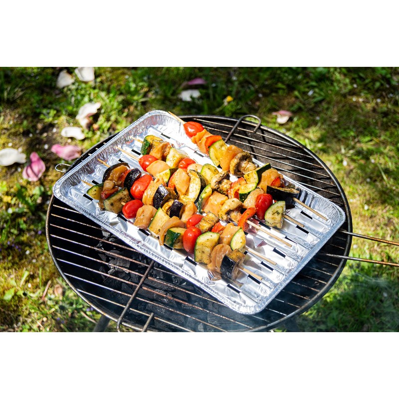 Nipter Aluminium Grill Tray, 34.1 x 22.9 cm, Aluminium Trays,