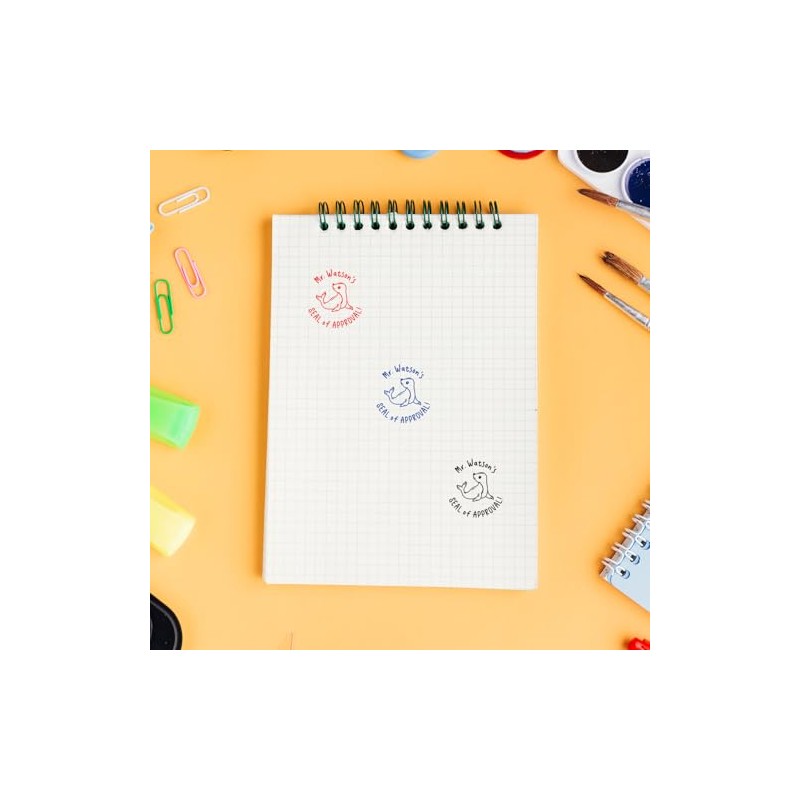 Imprue Custom Teacher Stamp - Seal of Approval - 5/8"