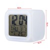 7 Color Change LED Digital Alarm Clock with Date Alarm