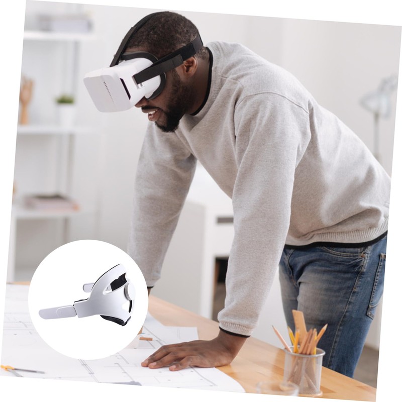 Angoily Adjustable Comfortable Strap for Vr Headset Enhanced Support Cushion