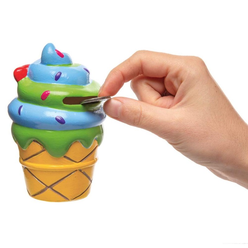Baker Ross EV5404 Customisable Ceramic Cupcake Coin Banks — Creative