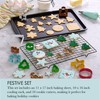 Chicago Metallic 12 Piece Holiday Baking Set, For Making Cookies,