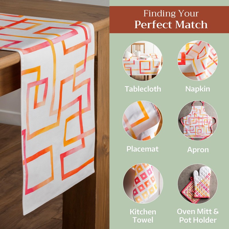 Maison d'Hermine Table runner 100% Cotton Double Layer Table Runners