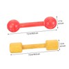Gogogmee 2-Pair Wooden Kids Exercise Dumbbells Small Hand Weights for