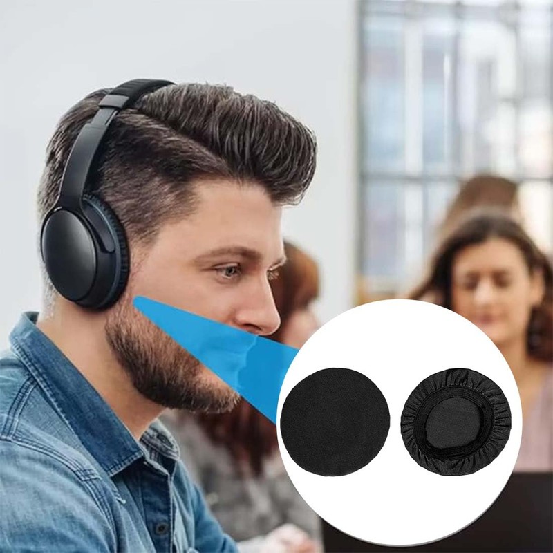 SULIUDAJI Pack of 4 Stretchable Washable Headphone Covers for 6