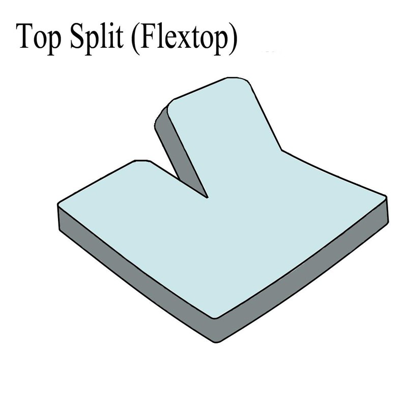 Abripedic Solid 300-Thread-Count, 100-Percent Cotton Percale, Breathable Crispy Split-Top-King Sheets