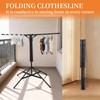 4-Leg Clothes Drying Rack with 6 Adjustable Poles for Indoor/Outdoorr,Clothing