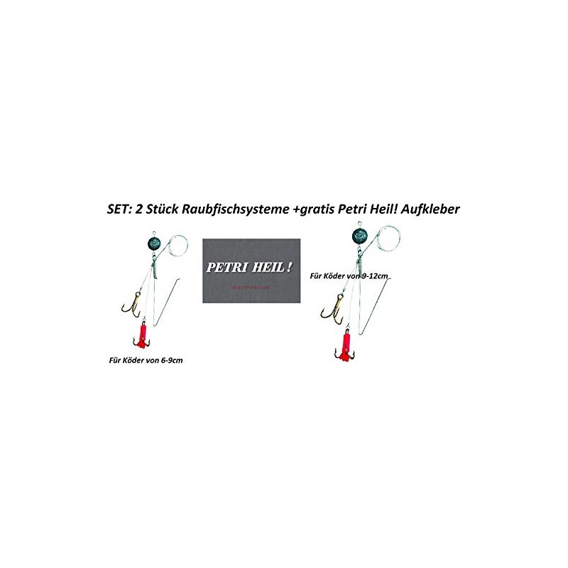 blntackle76 Set of 2 Jenzi Predatory Fish System Spinning System