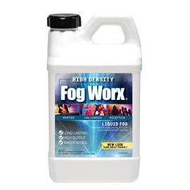 FogWorx Extreme High Density Fog Juice - Long Lasting, High Output, Water Based Fog Machine Fluid - Half Gallon, 64oz