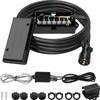 RVGUARD 7 Way 16 Foot Trailer Cord with 7 Gang