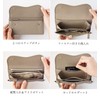 mieno Women's Long Wallet, Flap, Cover, Genuine Leather, Genuine Leather,