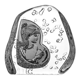 Crystaljulia Lead Crystal Paperweight, Clear, 11.5 cm