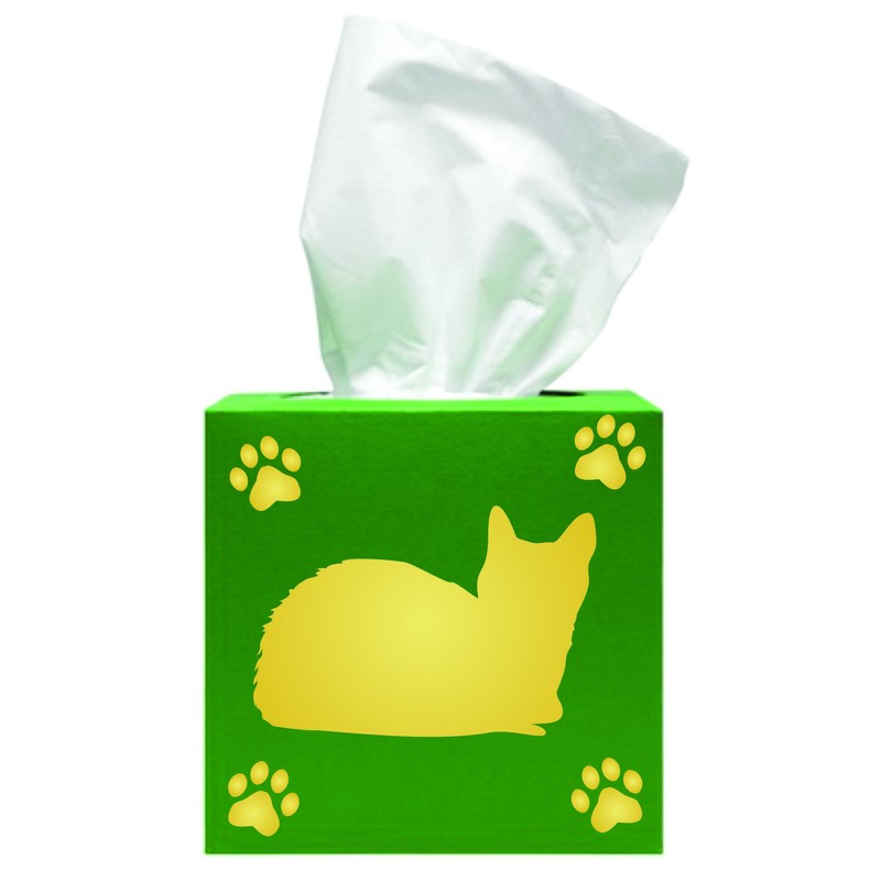 Cat Silhouette Stencil 11.5 x 11.5 cm (S) - Reusable