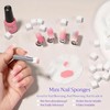 200 Stück Nail Art Schwämme mit Metallgreifer, nagel designing zubehör,