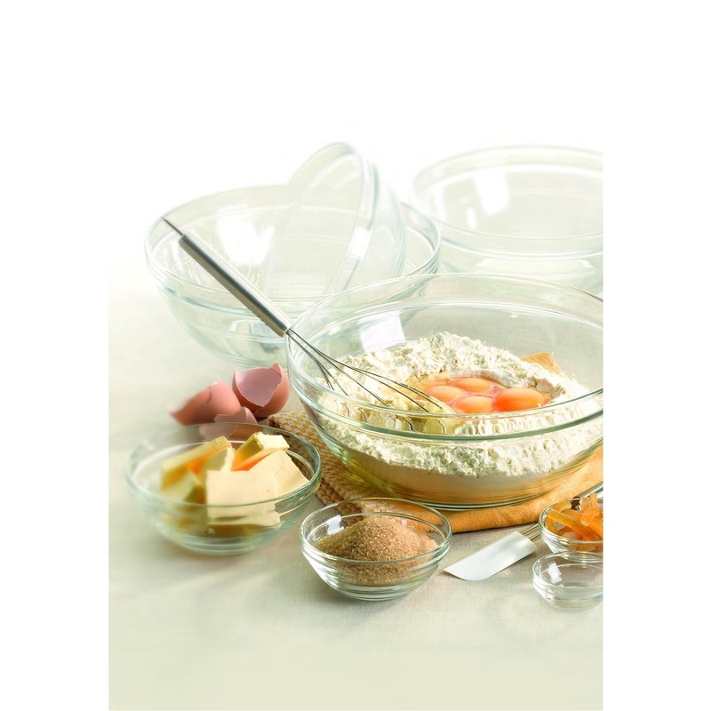 Duralex 6 cm LYS Stacking Bowl, Pack of 4, Transparent