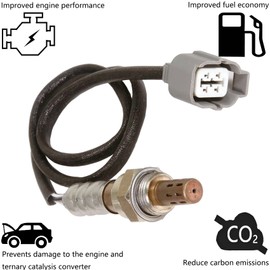 2pcs 234-4613 1 Pair Under Oxygen Sensors Compatible with HONDA 2005 2004 2003 2002 2001 CIVIC D17A6 Engine 1.7L Rear Left and Right O2 Sensors