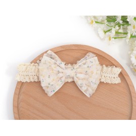 Bianhuan Baby Hair Band, For Babies, Girls, Children, Newborns, Kids, Hair Accessories, Cute, Ribbon, Baby Hair Band, Hair Access, Ceremony Dress, Baby Shower, Flower Pair, Present, Gift