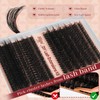 Cluster-Lashes Kit 60D+80D, Higu clace Eyelashes Individual Kit Mix 10-18mm
