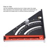 Folding Triangle Square Adjustable Positioning Magnet Goniometer Woodworking Scribe Tool