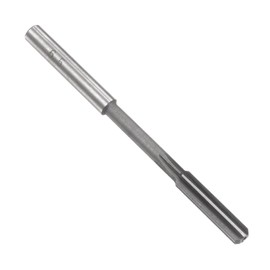 sourcing map Chucking Reamer 6.5mm, H7 HSS Lathe Machine Reamer 6 Straight Flutes, Round Shank Milling Cutting Tool, Metric Reaming Drill Bit for Stainless Steel Metal Hole