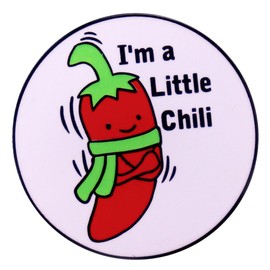 I’m A Little Chili Enamel Pin Red Chili Vegetable Brooch Funny Cartoon Chili Brooch Boys Girls Pin For Clothes Backpack Decoration DIY Craft Interesting Words PinJewelry Gift For Women Men