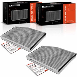 A-Premium 2-PC Cabin Air Filter with Activated Carbon Compatible with Chinook Motor Coach Bayside & Coach House Platinum III & Coachmen Beyond & Entegra Coach Expanse & Ford E-Transit & Jayco Solstice