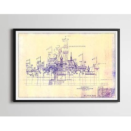 1955 Blueprint of the Disneyland Castle POSTER! (up to 24" x 36") - Vintage - Theme Park - California (16" x 20", Original)