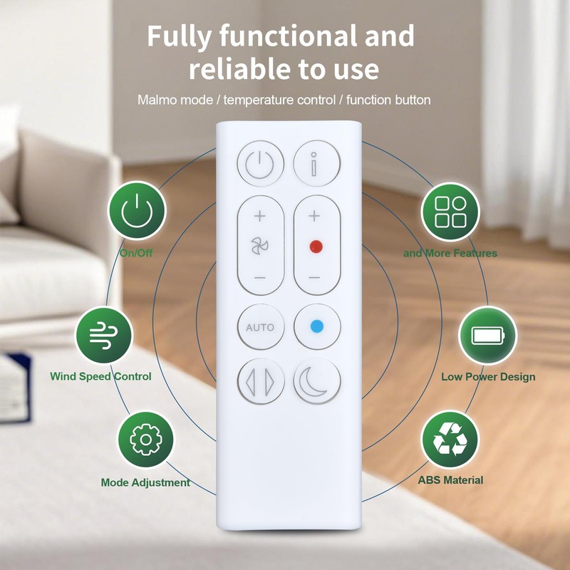 CLVIZCXOM New Fan Remote Control Replacement Fit for Dyson Purifier