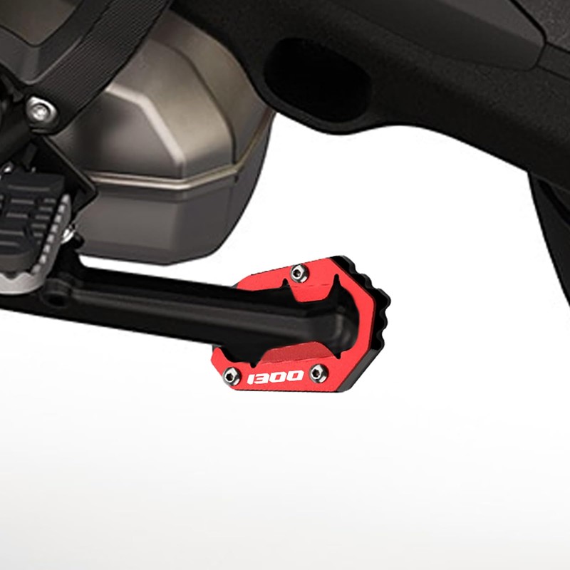 TREONK Motorcycle Side Stand Underlay Stand Pad Side Stand Support