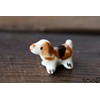 redchocol8® Ceramic Tiny Miniature Brown Dog Animals Gift Home Decor