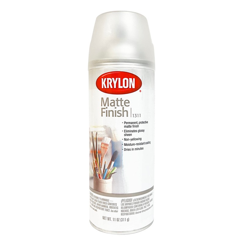 Krylon® Matte Finish 11 oz. Spray - Provides Permanent Surface