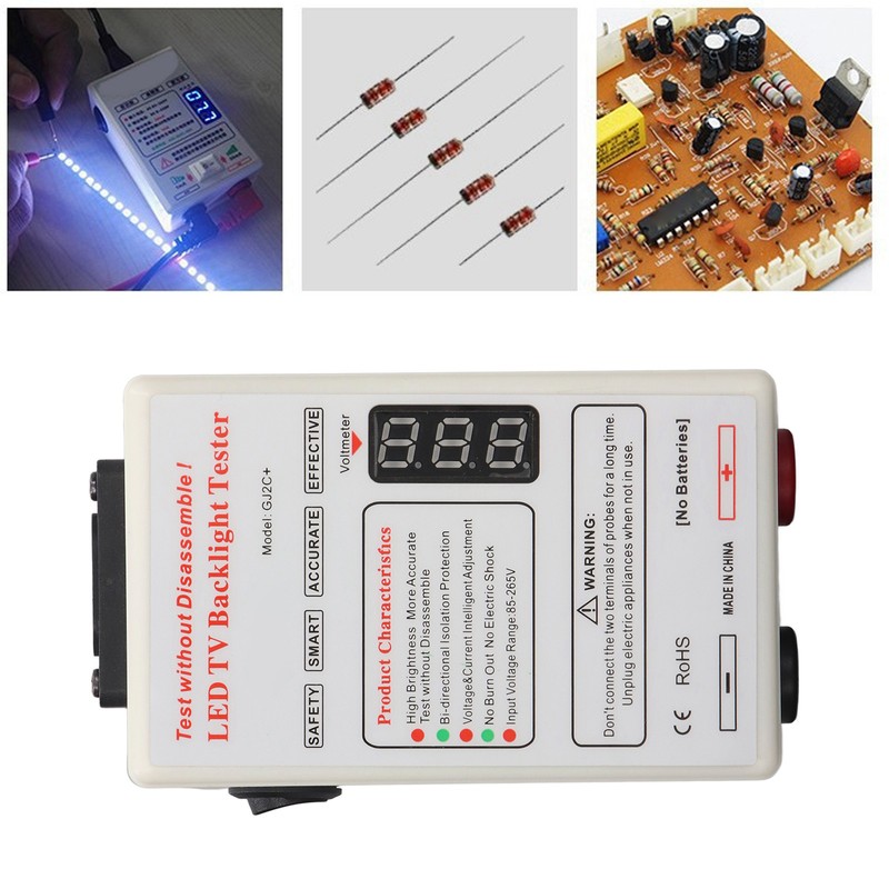 LED Light Tester Free Screen Removal Soft Start Portable TV