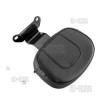CB Gloss Black Driver Rider Backrest For Harley Breakout FXBR