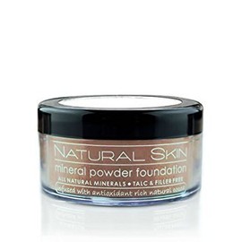 MODE Natural Skin Mineral Powder Foundation Medium Dark Mocha - Shade 219 - Breathable Full Coverage Loose Makeup, Smooth Flawless Matte Finish, Nourishing Cocoa Skincare, Vegan