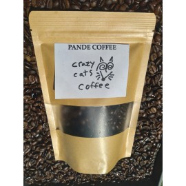 Pande Coffee 450 gram kopi luwak  Wild Civet Whole Beans Crazy Cats Coffee