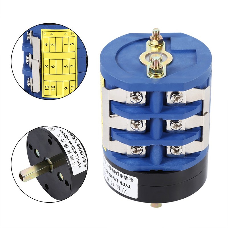 220V/380V 40A Tire Changer Machine Motor Forward Reverse Switch Turn