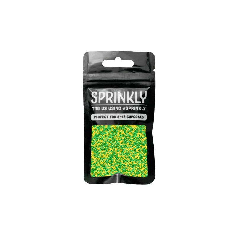 SPRINKLY - Matt 100's & 1000's - Yellow & Green