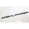 Toyota OEM 3PC Gloss Black Rear HIGHLANDER XLE AWD Letter