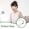 Bewudy Pack of 2 Medical Eye Patches for Adults, Transparent